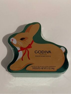 Godiva Gold Bunny Tin - Holiday Chocolates